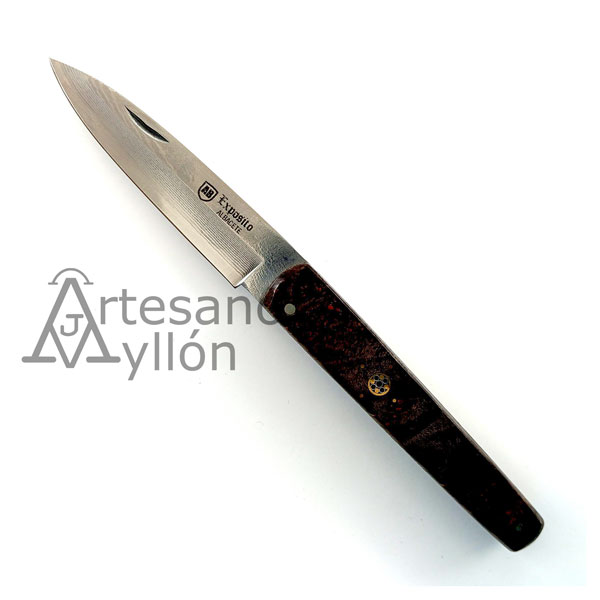 NAVAJA MACHETE PISTÓN VG10 Y ARCE