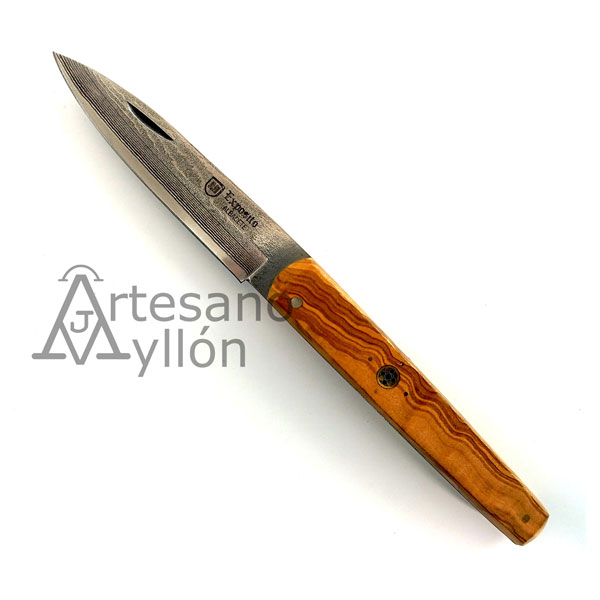 NAVAJA MACHETE PISTÓN VG10 Y OLIVO