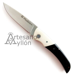 NAVAJA MUDELA AL84.3 MICARTA COLOR MARFIL-NEGRO
