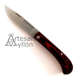 NAVAJA DE PISTÓN DE MICARTA ROJA FV022