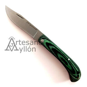 NAVAJA DE PISTÓN DE MICARTA VERDE FV021