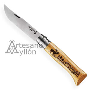 NAVAJA OPINEL N8 INOX ANIMALIA CIERVO 002332