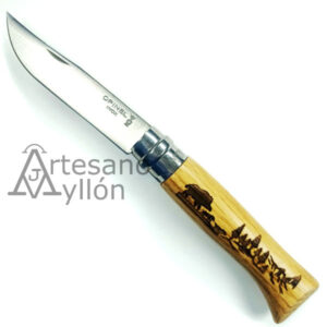 NAVAJA OPINEL INOX N8 ANIMALIA JABALÍ 002331