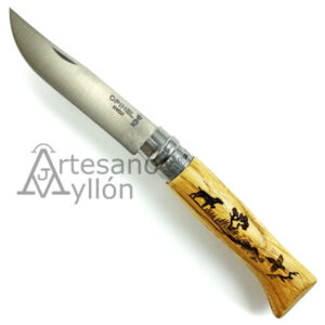 NAVAJA OPINEL INOX N8 ANIMALIA PERRO 002335