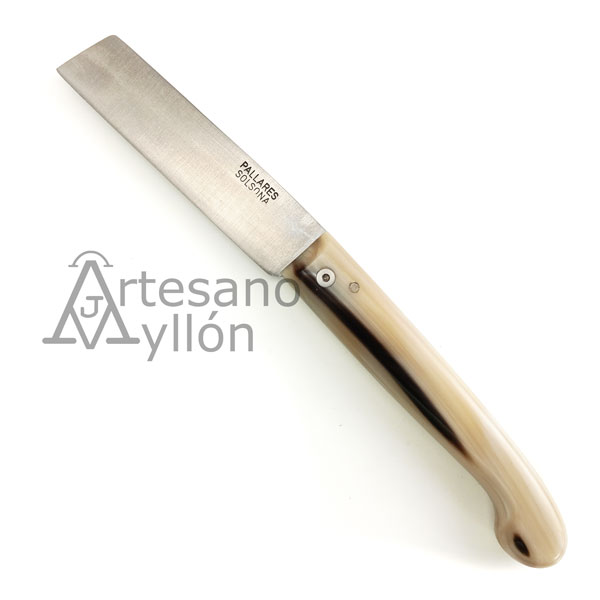 NAVAJA PALLARES PESCADOR CARBONO Nº1 ASTA DE BUEY
