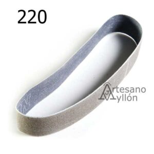 Cinta de Afilado 220 – Cinta abrasiva de grano medio para afilado general y mantenimiento del filo en Work Sharp Ken Onion Edition.