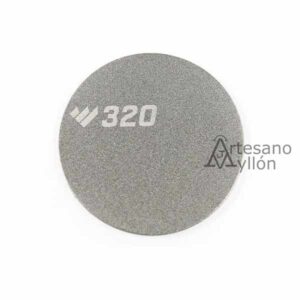 Disco de Afilado 320 – Disco abrasivo de grano 320 para restauración rápida de filos desgastados, compatible con el Rolling Knife Sharpener.