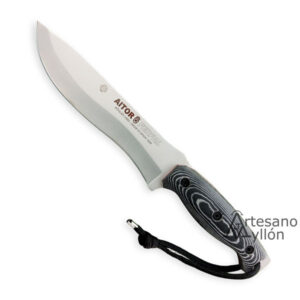 Cuchillo Aitor Ferfal con hoja recta satinada y mango ergonómico de micarta