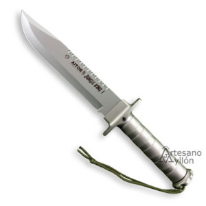 Cuchillo Aitor Jungle King I con hoja de acero inoxidable y mango hueco de Peralumal