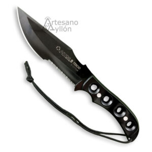 Cuchillo Aitor Tercio Negro de acero inoxidable MoVa con mango full tang
