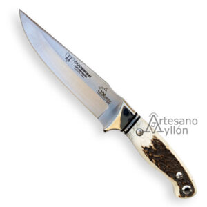 Cuchillo Cudeman Rhyno Hunter 248-C hoja satinada mango ciervo