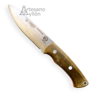 Cuchillo Cudeman Bushcrafter 206-FC hoja Böhler N690Co y mango canvas verde
