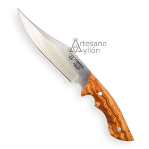 Cuchillo Cudeman Pistolo 121-L hoja Clip Point y mango de olivo