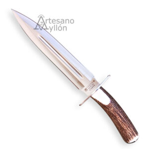 Cuchillo Joker Coyote CC-07 con mango de asta de ciervo y hoja spear point