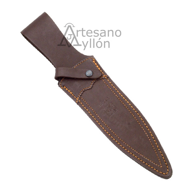 Funda de cuero marrón para cuchillo Joker Rehalero