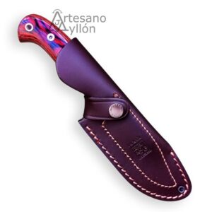 Funda de cuero marrón con cuchillo Joker Montés II CR-58