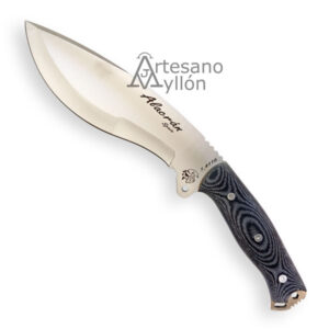 Cuchillo J&V Alacrán 1370-TRF1 con hoja estilo tracker y mango de TRF negro