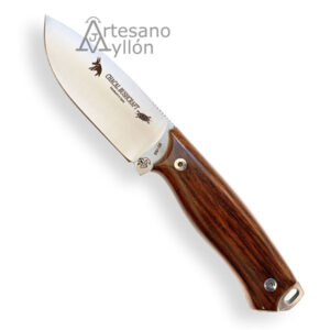 Cuchillo J&V Chacal Bushcraft con hoja drop-point y mango de cocobolo