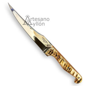 Cuchillo J&V Macho Riojano con hoja de acero carbono y mango de asta