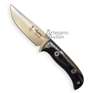Cuchillo Muela Husky 11-M con hoja de 11 cm y mango de micarta negra