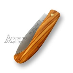 Navaja Joker Antaño NO-78 cerrada con mango de madera de olivo