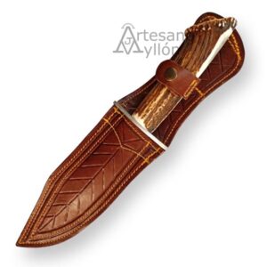 Cuchillo Bueno de monte con funda de cuero