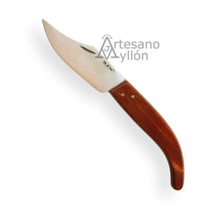 Navaja Bueno curva de madera laminada con hoja de acero inoxidable