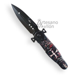 Navaja Third Templaria N120T abierta hoja negra