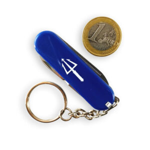 Navaja llavero Third SP02A azul cerrada con anilla