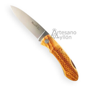 Navaja Muela G-8OL Madera de Olivo Hoja MOVA 80 mm