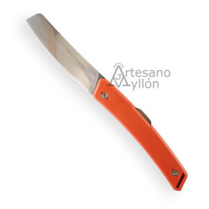 Navaja Florinox Clovis 3092-130 con hoja MA5 Sheep Foot de 9 cm, mango naranja de poliamida reforzada, bloqueo Back Lock y diseño desmontable.