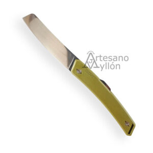 Navaja Florinox Clovis 3092-130 con hoja MA5 Sheep Foot de 9 cm, mango verde de poliamida reforzada, bloqueo Back Lock y diseño desmontable.