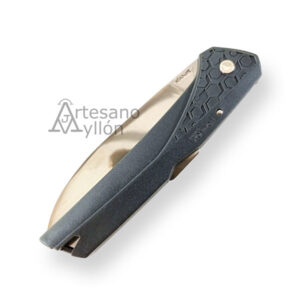Navaja Florinox Kiana 3092-100 gris con hoja de acero inoxidable X35Cr16N de 9 cm, mango de poliamida y bloqueo Back Lock. Fabricada en Francia.