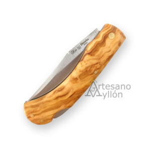 Navaja Miguel Nieto Iberia 649-O con hoja MOVA 1.4116 de 8 cm, mango de madera de olivo y bloqueo Back Lock. Fabricada en Albacete.