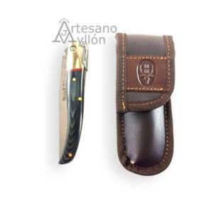 Navaja Muela PQ-9M – Micarta Negra y Acero MOVA